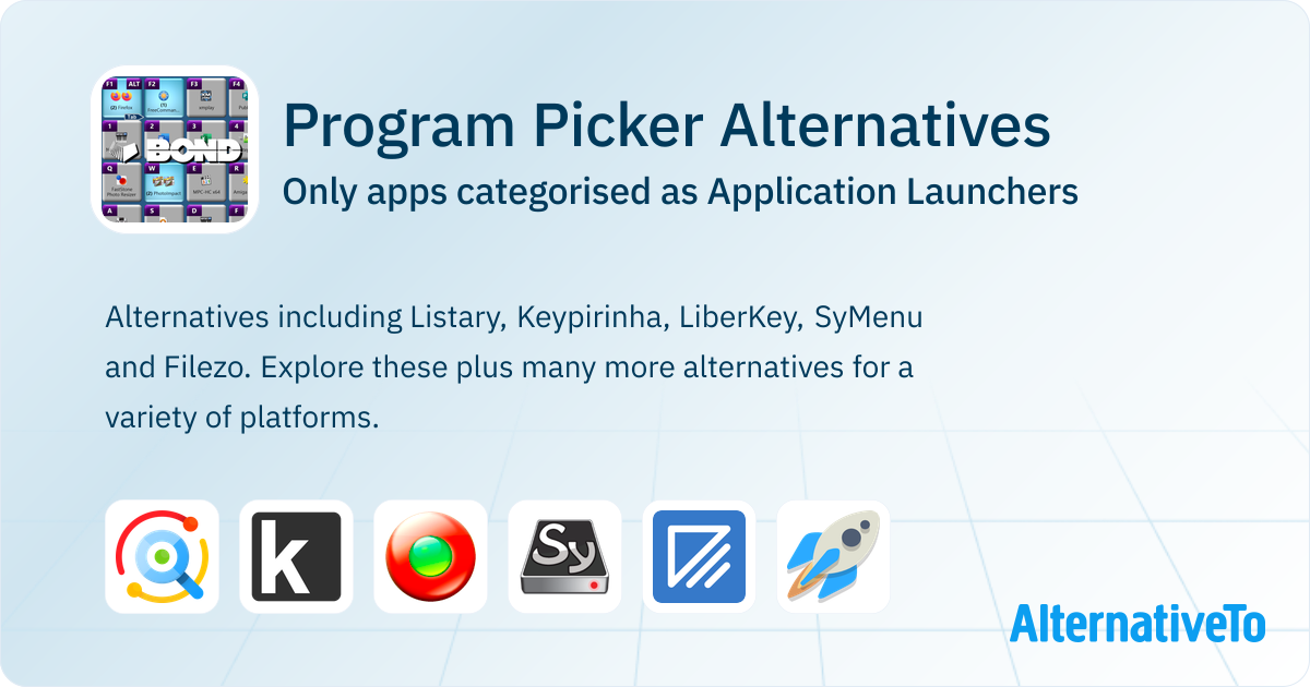 Program Picker Alternatives: Top 19 Application Launchers | AlternativeTo