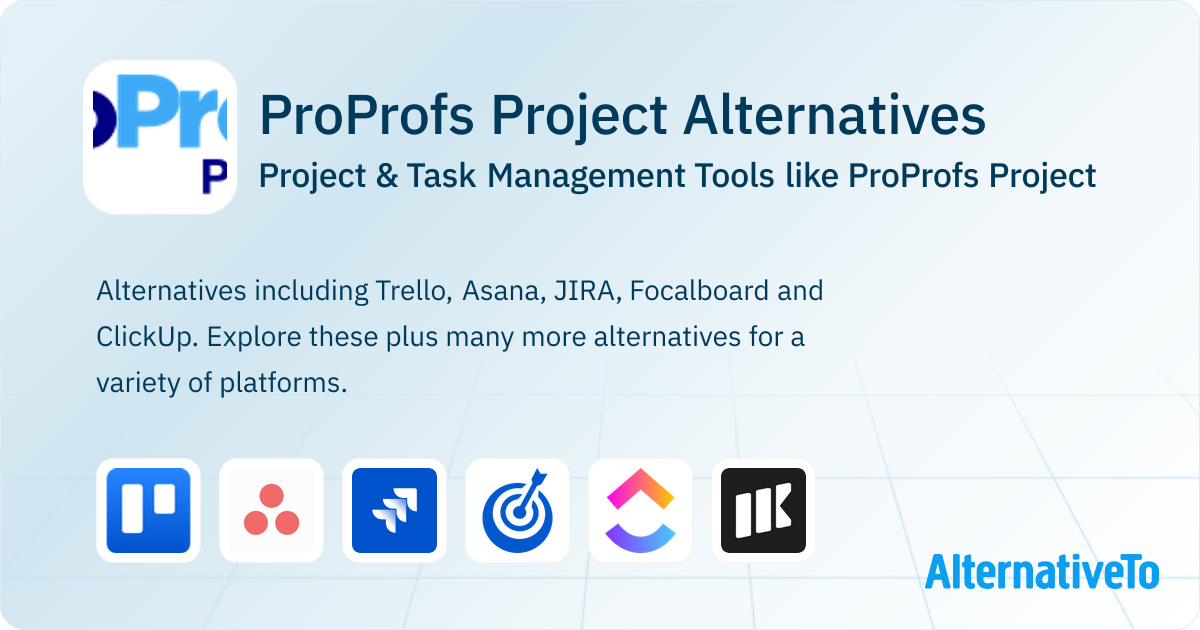 ProProfs Project Alternatives: Top 12 Project Management Tools ...
