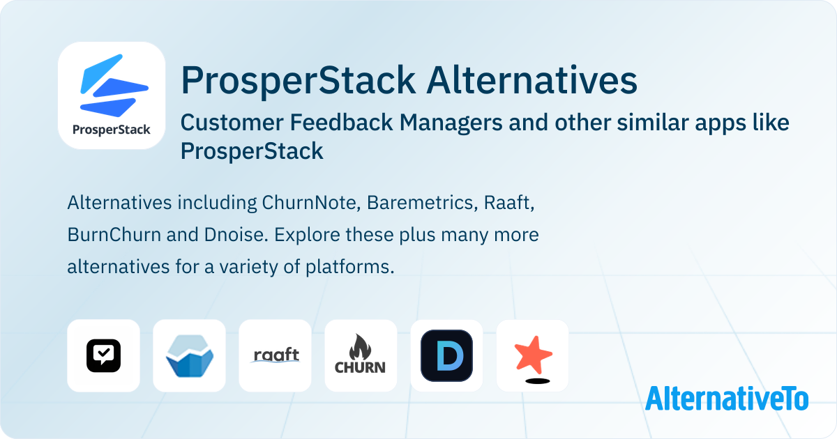 ProsperStack Alternatives: Top 6 Customer Feedback Managers & Similar ...