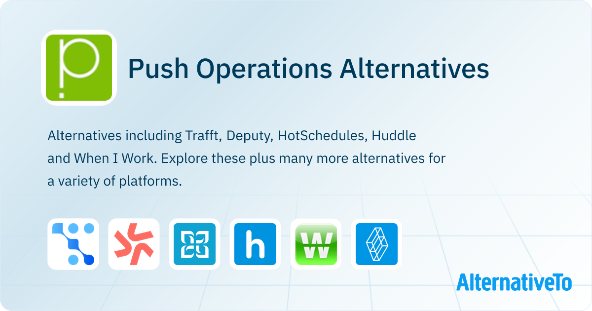 Push Operations Alternatives - Explore Similar Apps | AlternativeTo