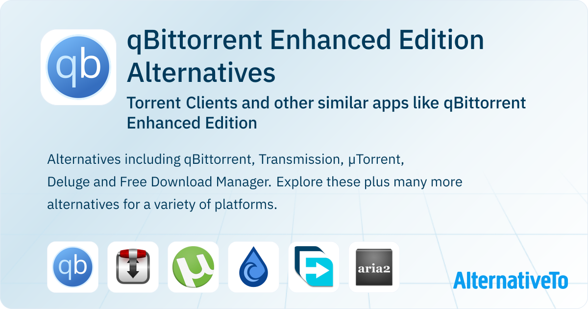 qBittorrent Enhanced Edition Alternatives: Top 12 Torrent Clients ...