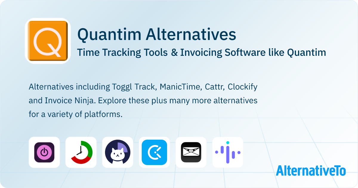 Quantim Alternatives: Top 12 Time Tracking Tools | AlternativeTo