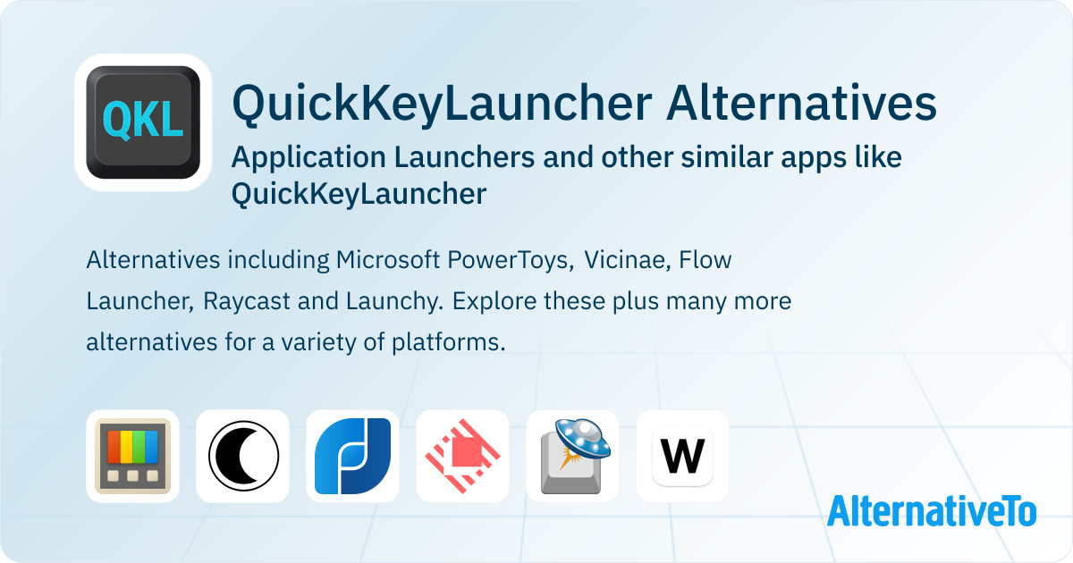 Microkey Launcher QuickKeyLauncher Alternatives: Top 12 Application Launchers & Similar ...