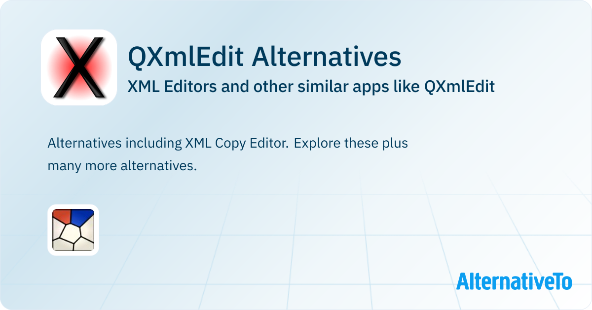 QXmlEdit Alternatives: Top 1 XML Editors & Similar Apps | AlternativeTo