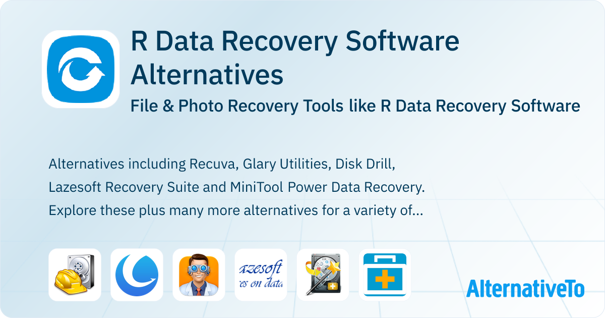 Softawe R R Data Recovery Software Alternatives: Top 12 File Recovery Tools ...