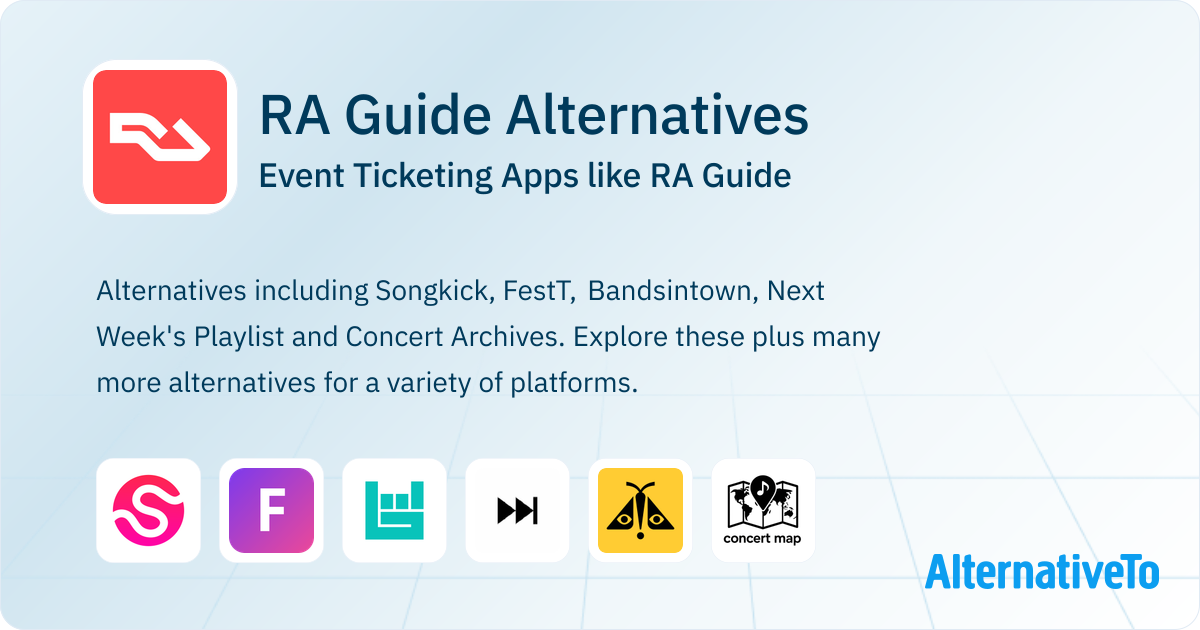 RA Guide Alternatives: Top 9 Event Ticketing & Similar Apps | AlternativeTo