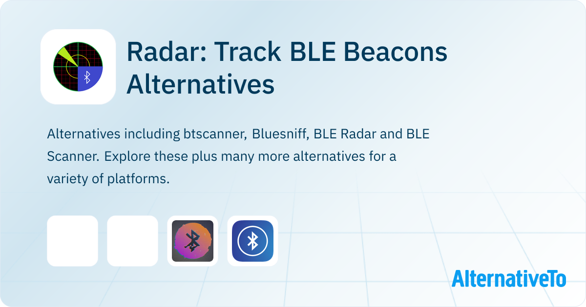 Radar: Track BLE Beacons Alternatives - Explore Similar Apps ...
