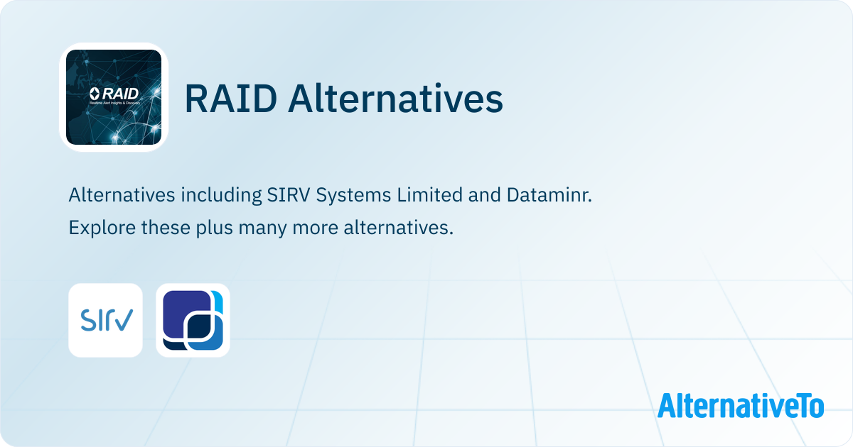 RAID Alternatives - Explore Similar Sites & Apps | AlternativeTo