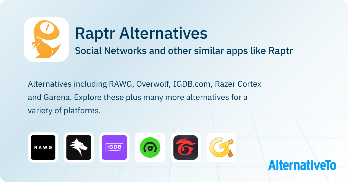 Raptr Alternatives: Top 13 Social Networks & Similar Apps | AlternativeTo