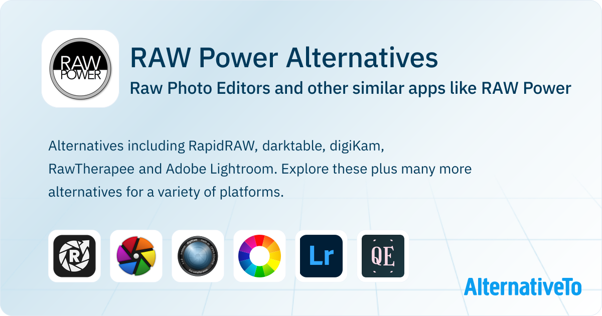 RAW Power Alternatives: Top 12 Raw Photo Editors & Similar Apps ...