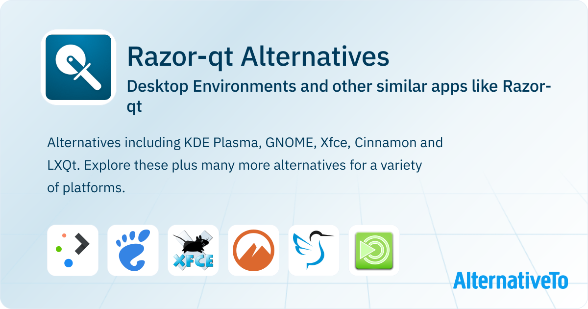 Razor-qt Alternatives: Top 12 Desktop Environments & Similar Apps ...