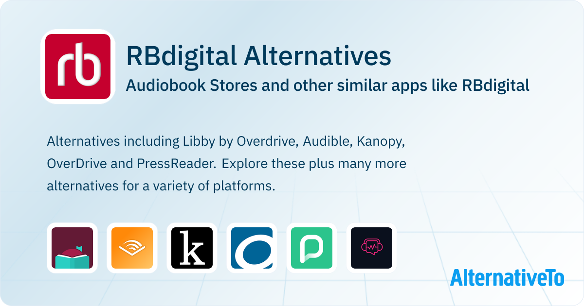 R&b Digital RBdigital Alternatives: Top 8 Audiobook Stores & Similar Apps ...