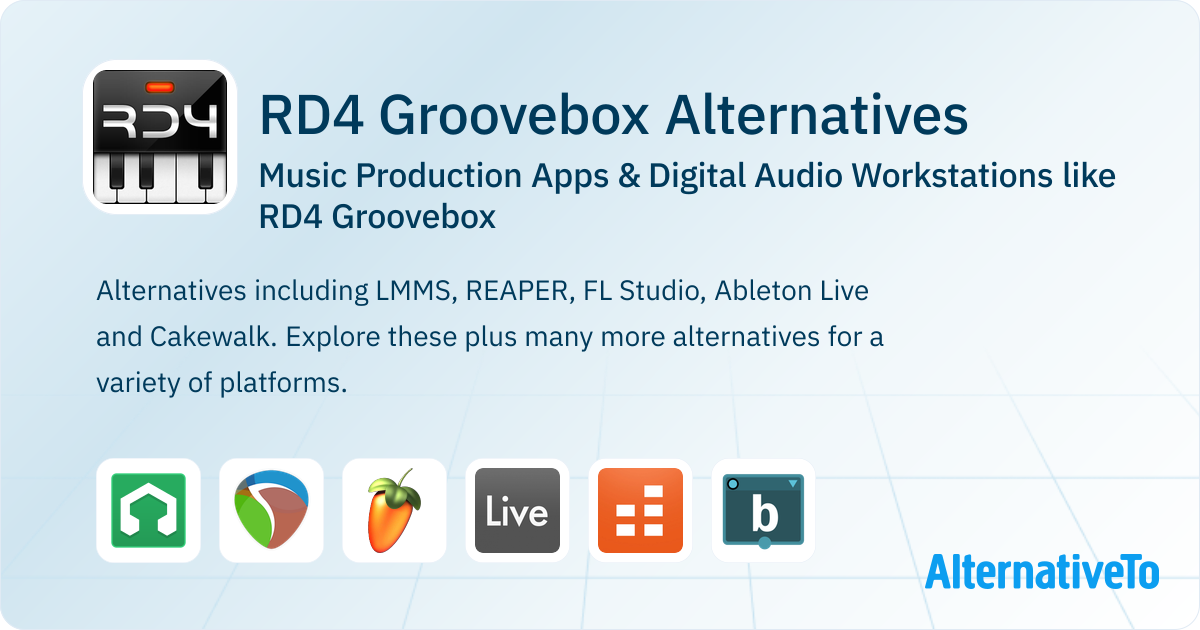 Rd4 RD4 Groovebox Alternatives: Top 12 Music Production Apps | AlternativeTo