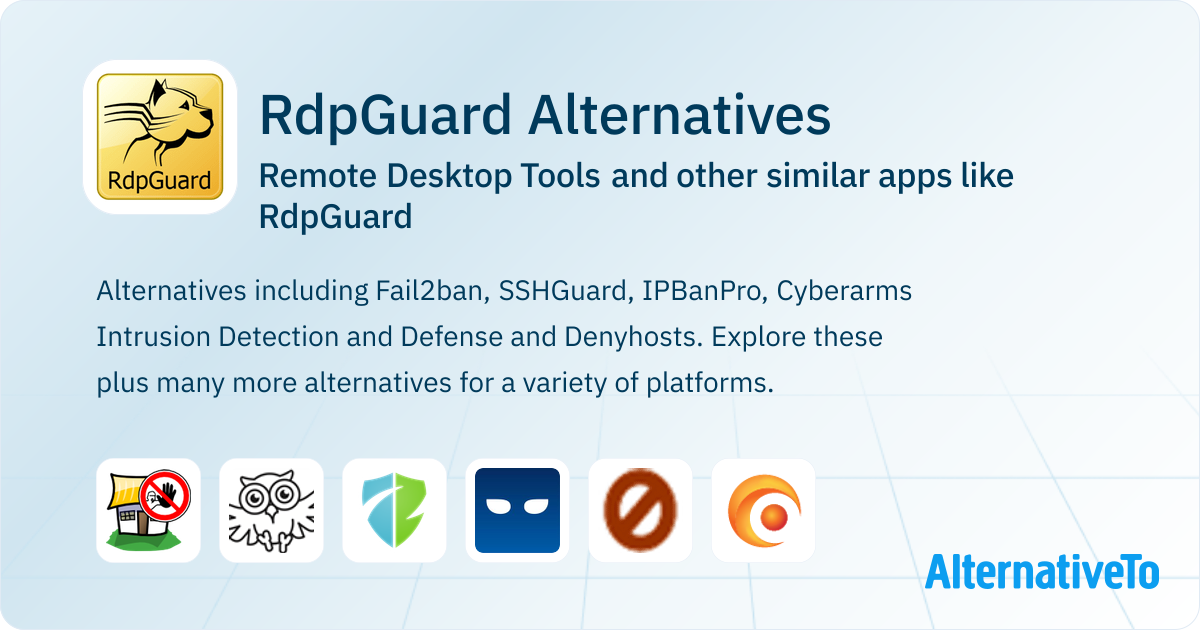 RdpGuard Alternatives: Top 16 Remote Desktop Tools & Similar Apps ...