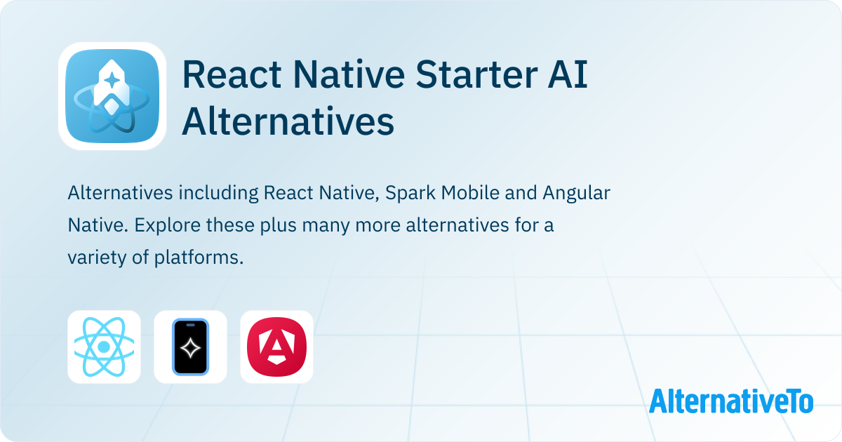 React Native Starter AI Alternatives - Explore Similar Sites & Apps ...