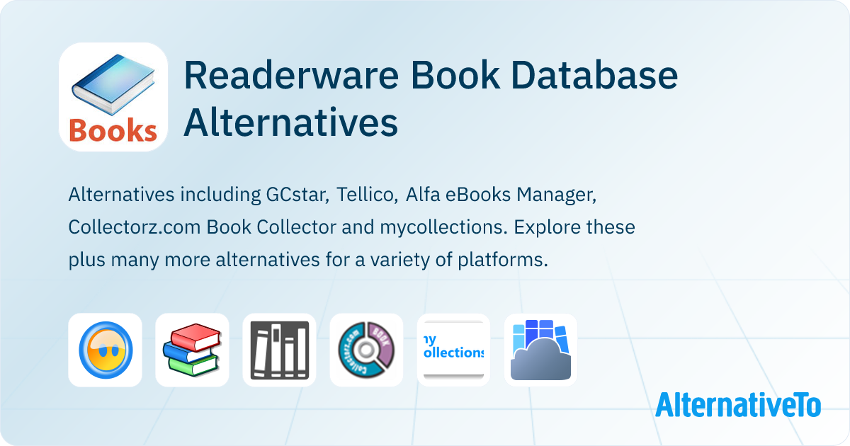 Readerware Book Database Alternatives - Explore Similar Software ...