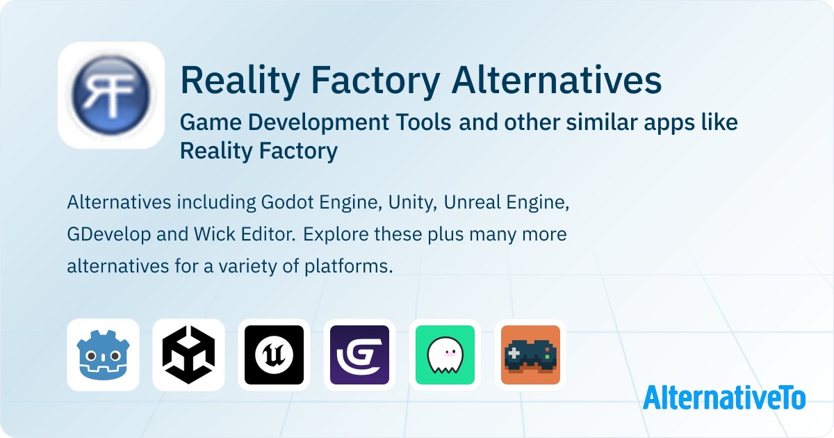 Reality Factory Alternatives: Top 12 Game Development Tools & Similar ...