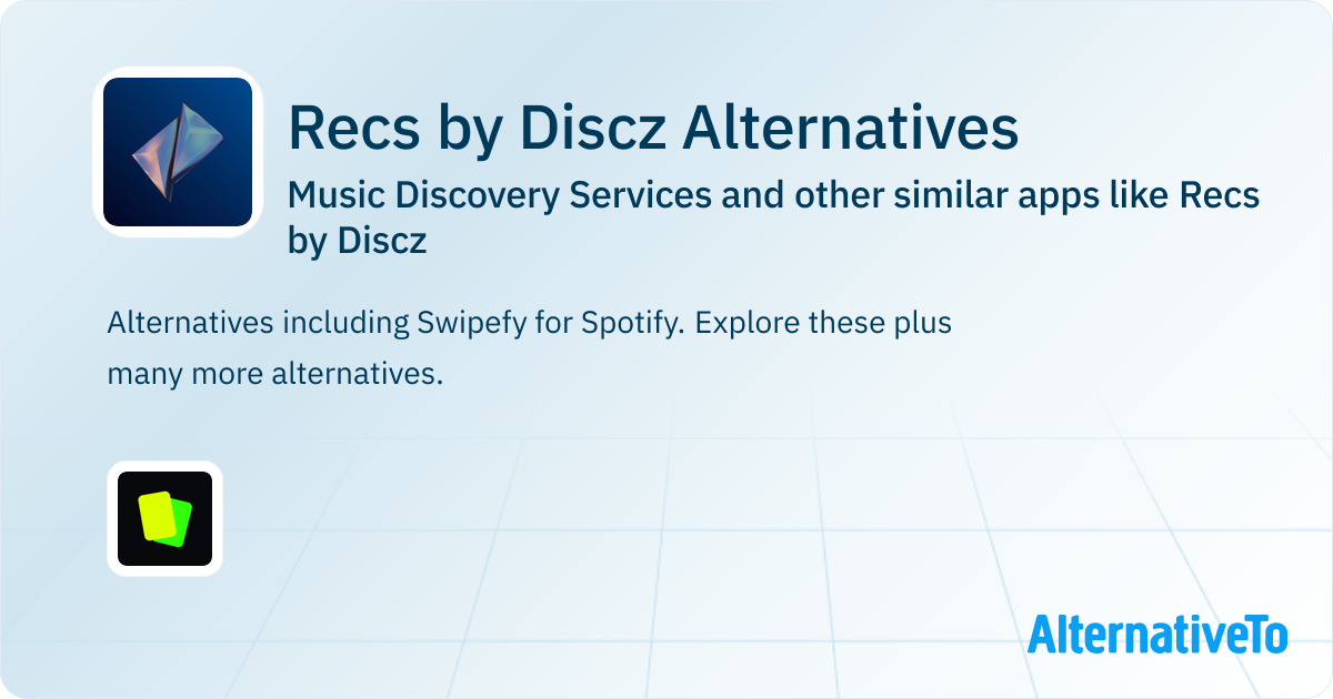 Recs by Discz Alternatives: Top 1 Music Discovery Services & Similar ...
