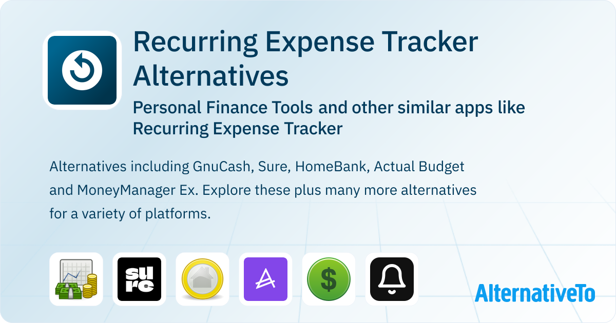 Recurring Expense Tracker Alternatives: Top 12 Personal Finance Tools ...