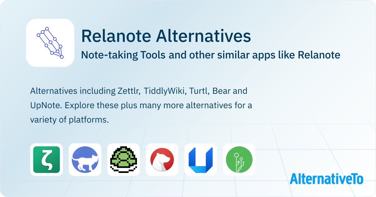 Relanote Relanote Alternatives: Top 12 Note-taking Tools & Similar Apps ...
