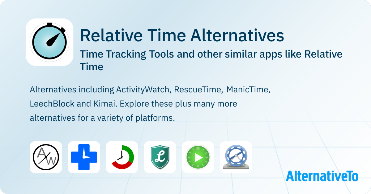 Time Os Relative Relative Time Alternatives: Top 12 Time Tracking Tools & Similar Apps ...