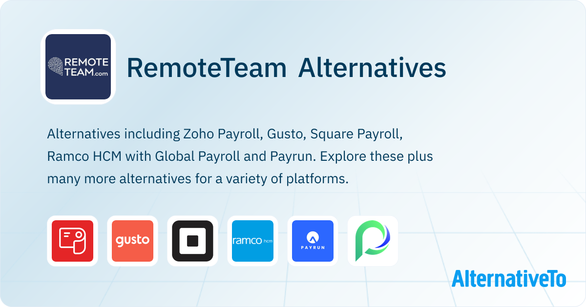 RemoteTeam Alternatives - Explore Similar Sites & Apps | AlternativeTo