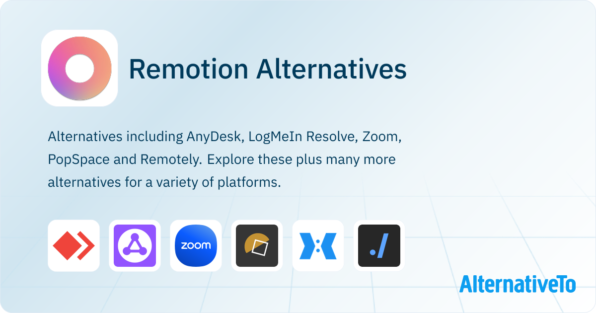 Remotion App Remotion Alternatives - Explore Similar Software | AlternativeTo