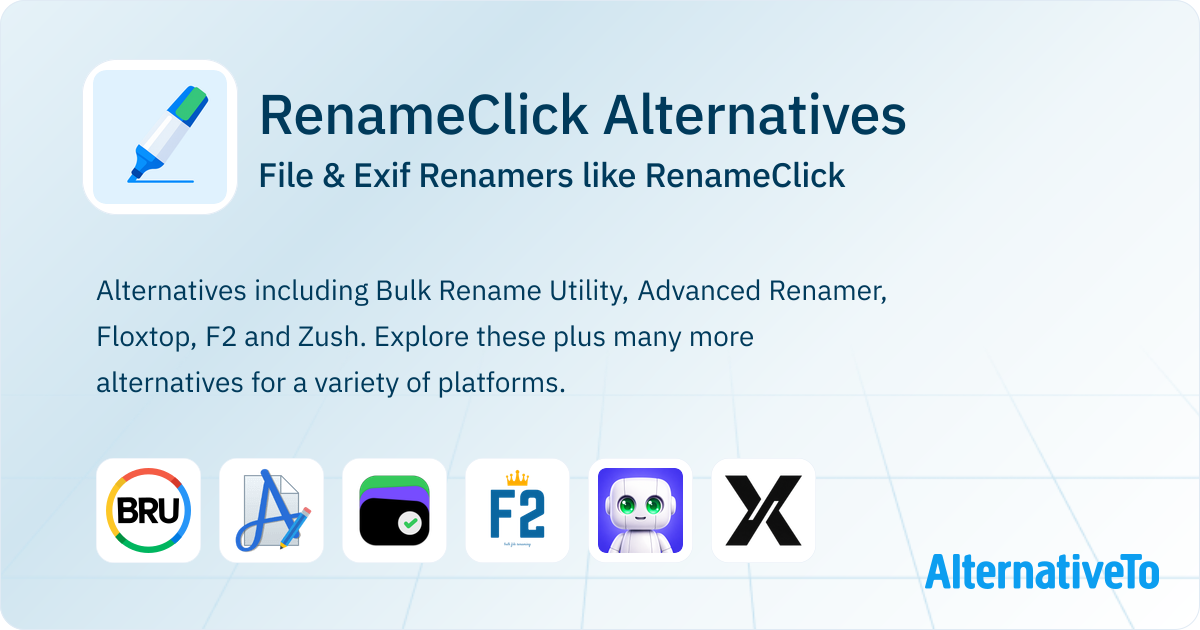 RenameClick Alternatives: Top 3 File Renamers & Similar Apps ...
