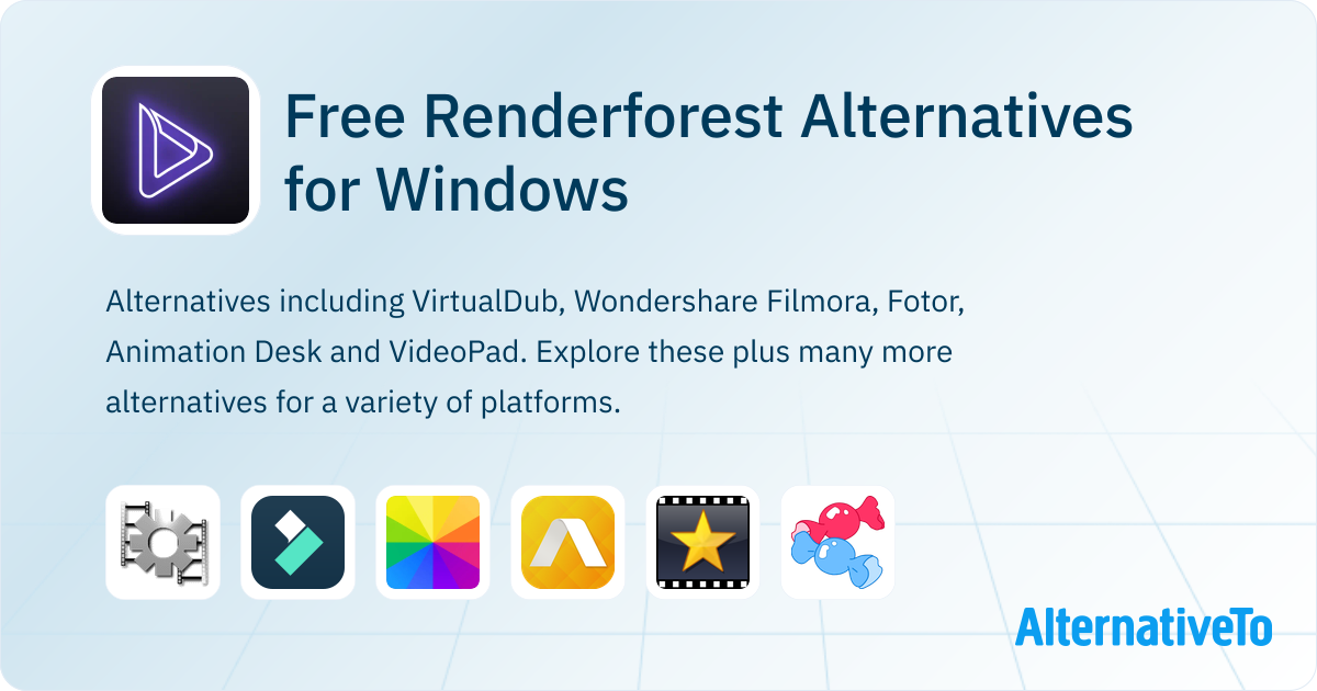Free Renderforest Alternatives for Windows | AlternativeTo