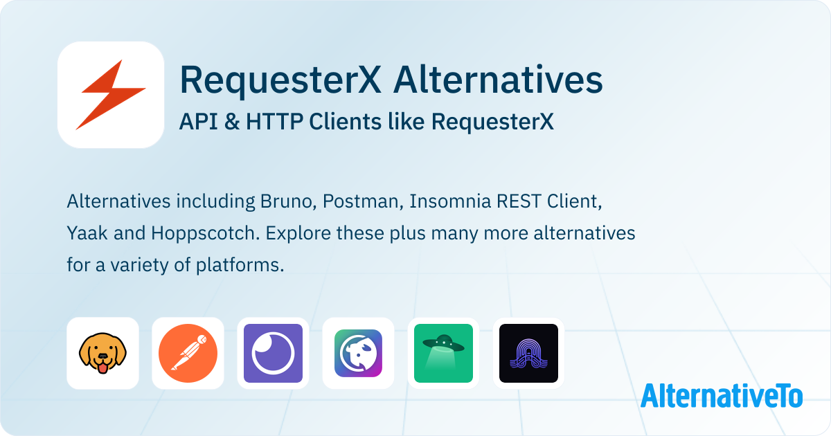RequesterX Alternatives: Top 12 API & HTTP Clients | AlternativeTo