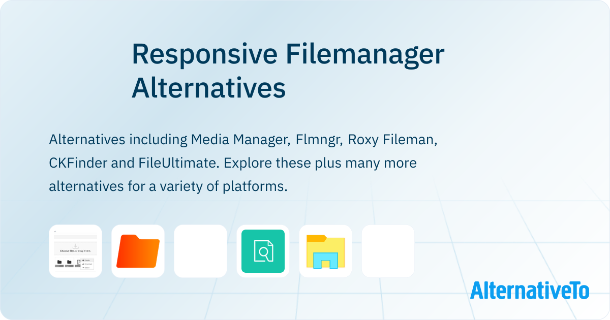 Responsive Filemanager Alternatives - Explore Similar Sites & Apps ...