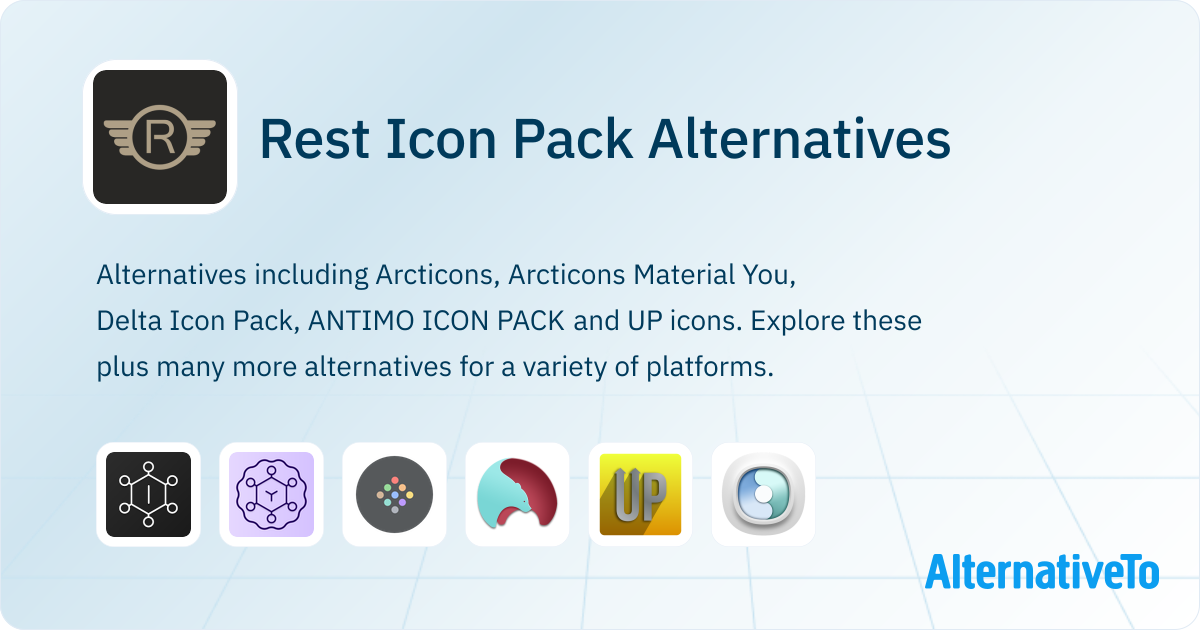 Rest Icon Pack Alternatives and Similar Apps | AlternativeTo