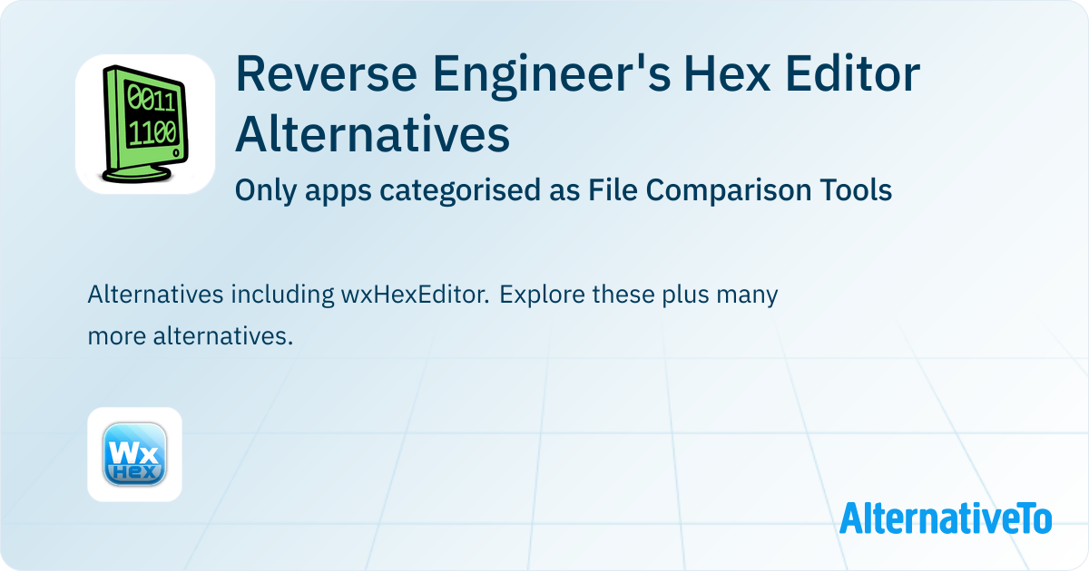 Reverse Engineer's Hex Editor Alternatives: Top 1 File Comparison Tools ...