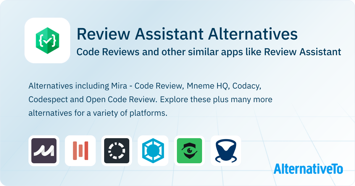Review Assistant Alternatives: Top 17 Code Reviews & Similar Apps ...