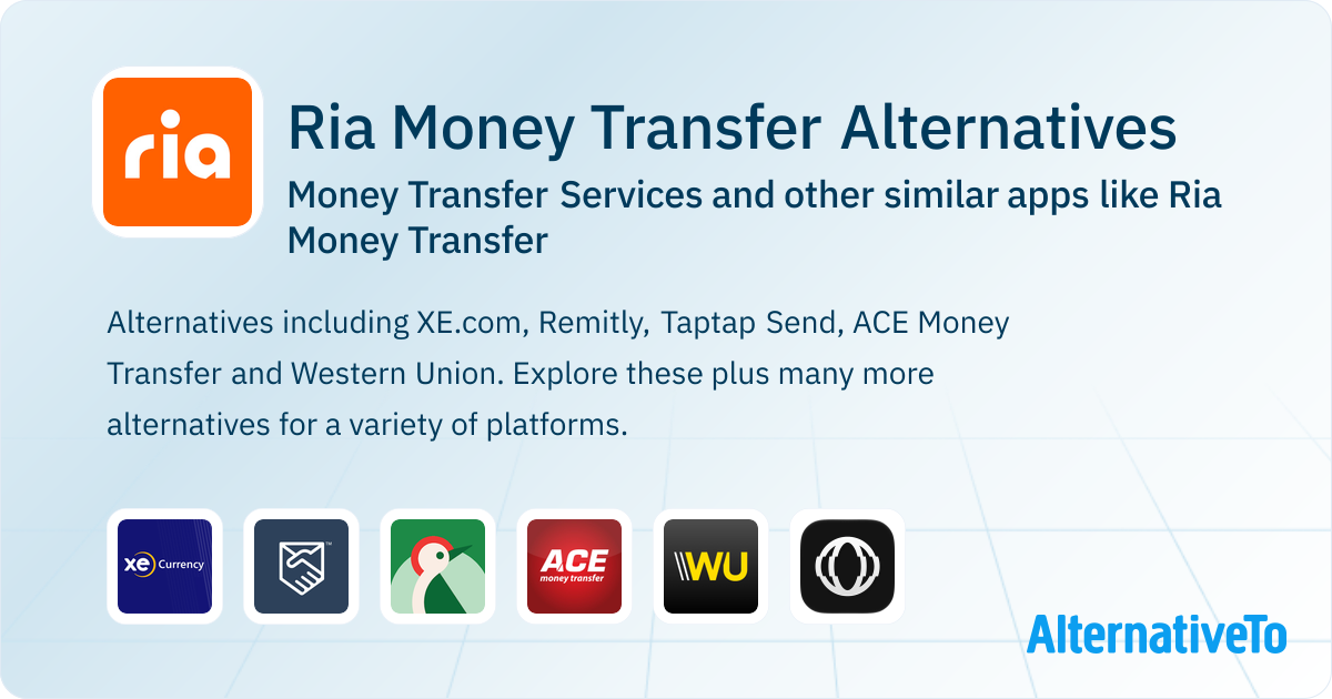 App De Ria Ria Money Transfer Alternatives: Top 16 Money Transfer Services ...