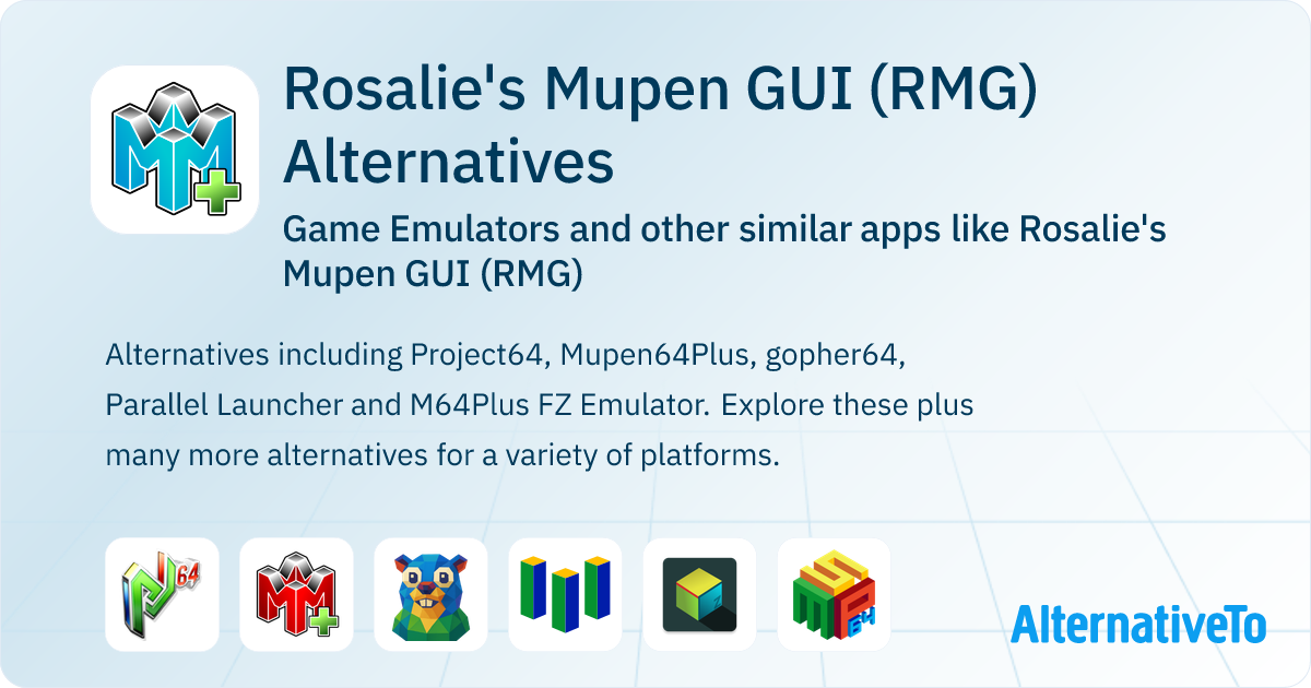 Rosalie's Mupen GUI (RMG) Alternatives: Top 13 Game Emulators & Similar ...