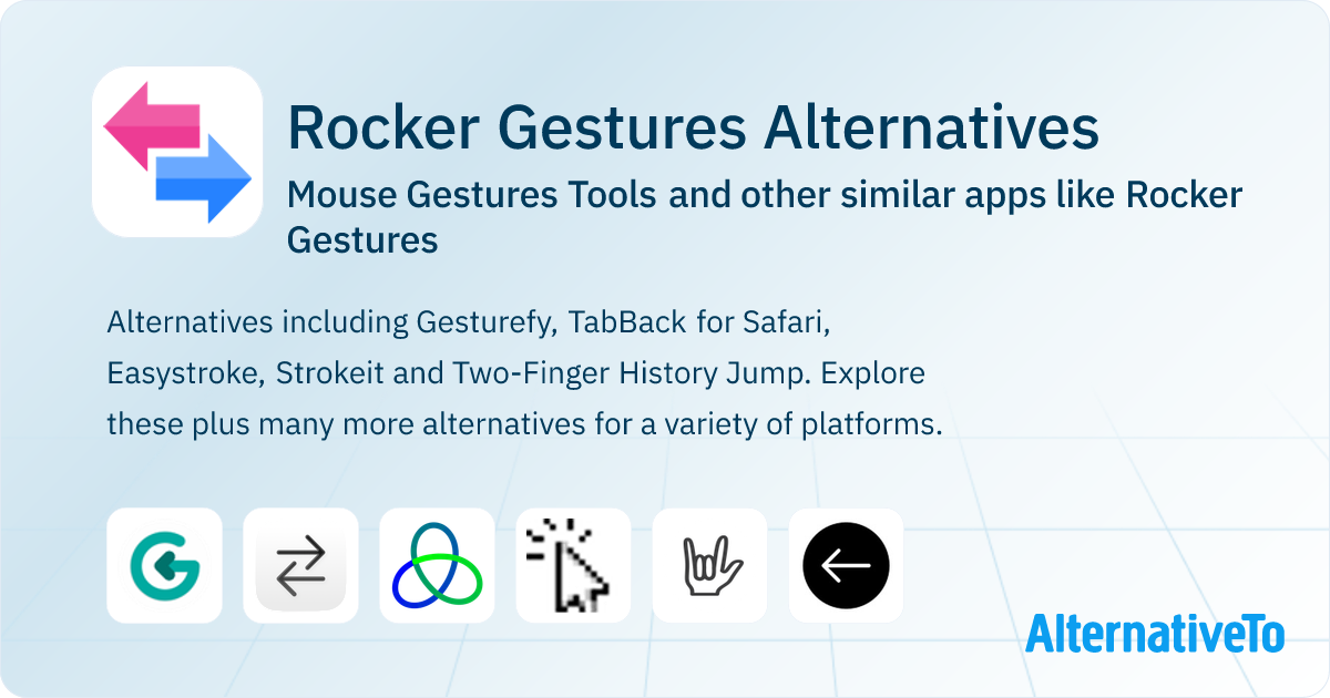 Rocker Gestures Alternatives: Top 17 Mouse Gestures Tools & Similar ...