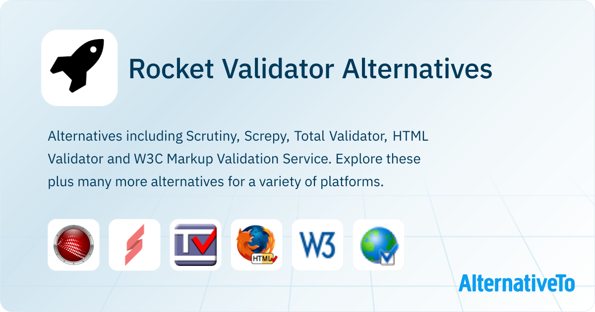 Rocket Validator Alternatives - Explore Similar Sites & Apps ...