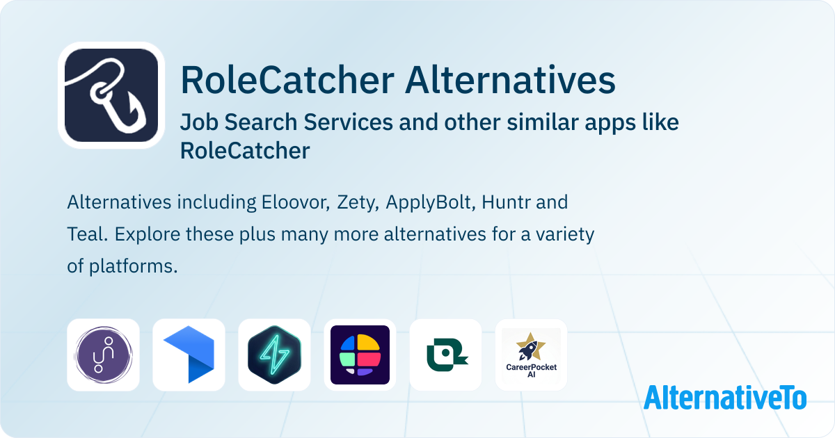 Job Catcher Machine RoleCatcher Alternatives: Top 12 Job Search Services & Similar Apps ...