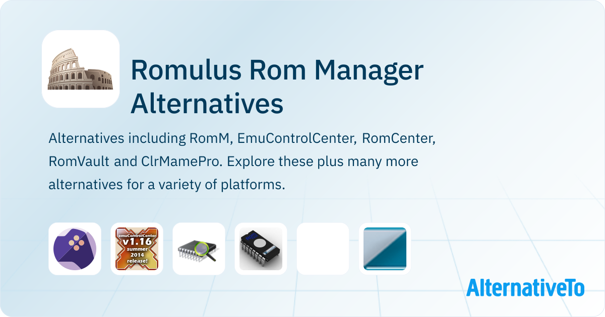 Romulus System Romulus Rom Manager Alternatives - Explore Similar Software | AlternativeTo