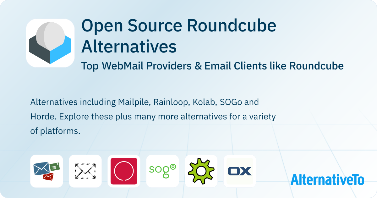 Open Source Roundcube Alternatives: Top 21 WebMail Providers ...