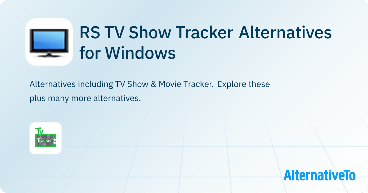 RS TV Show Tracker Alternatives for Windows Top 2 Episode