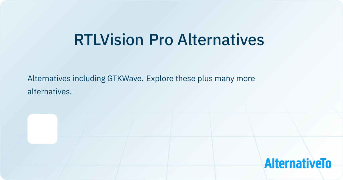 RTLVision Pro Alternatives - Explore Similar Software | AlternativeTo