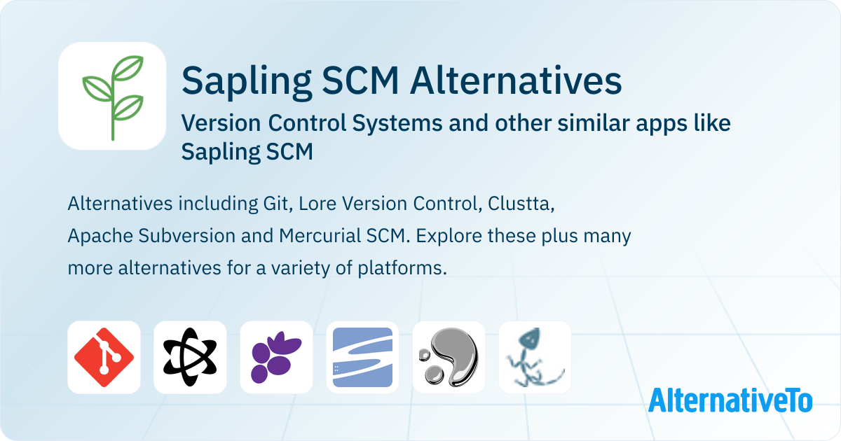 Sapling SCM Alternatives: Top 12 Version Control Systems & Similar Apps ...