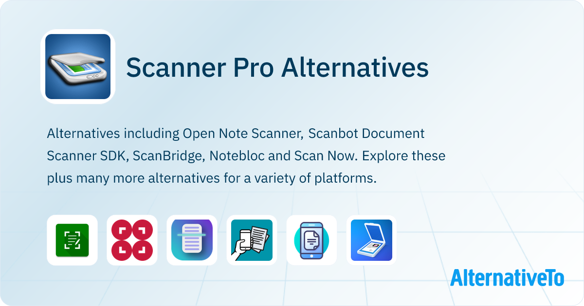 Scanner Pro Alternatives - Explore Similar Apps | AlternativeTo