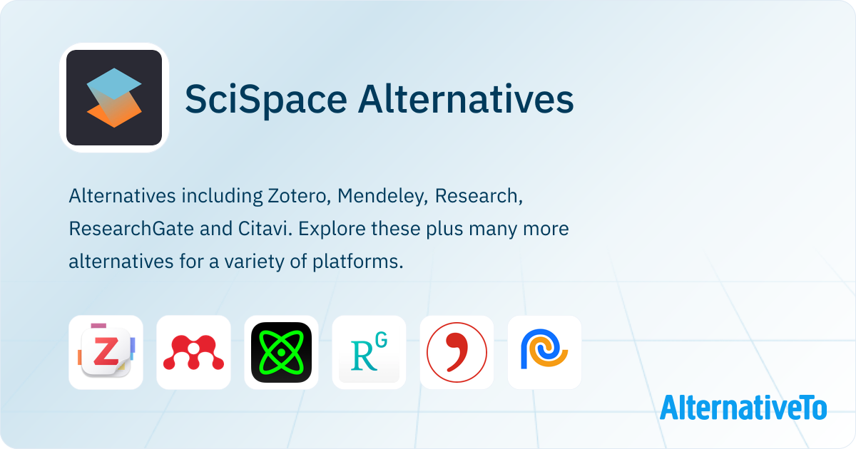 SciSpace Alternatives - Explore Similar Sites & Apps | AlternativeTo