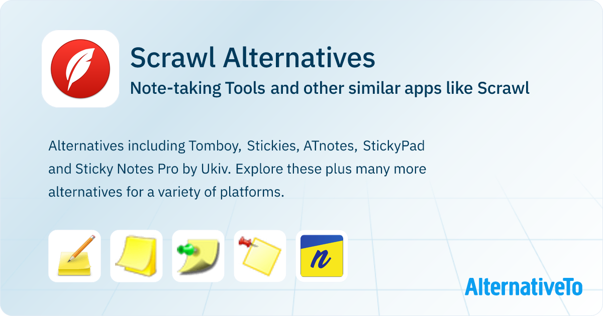 Scrawl Alternatives: Top 5 Note-taking Tools & Similar Apps | AlternativeTo