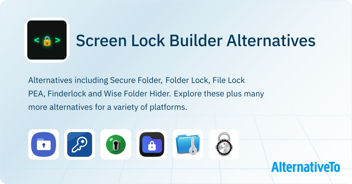 Screen Lock Builder Alternatives - Explore Similar Software | AlternativeTo