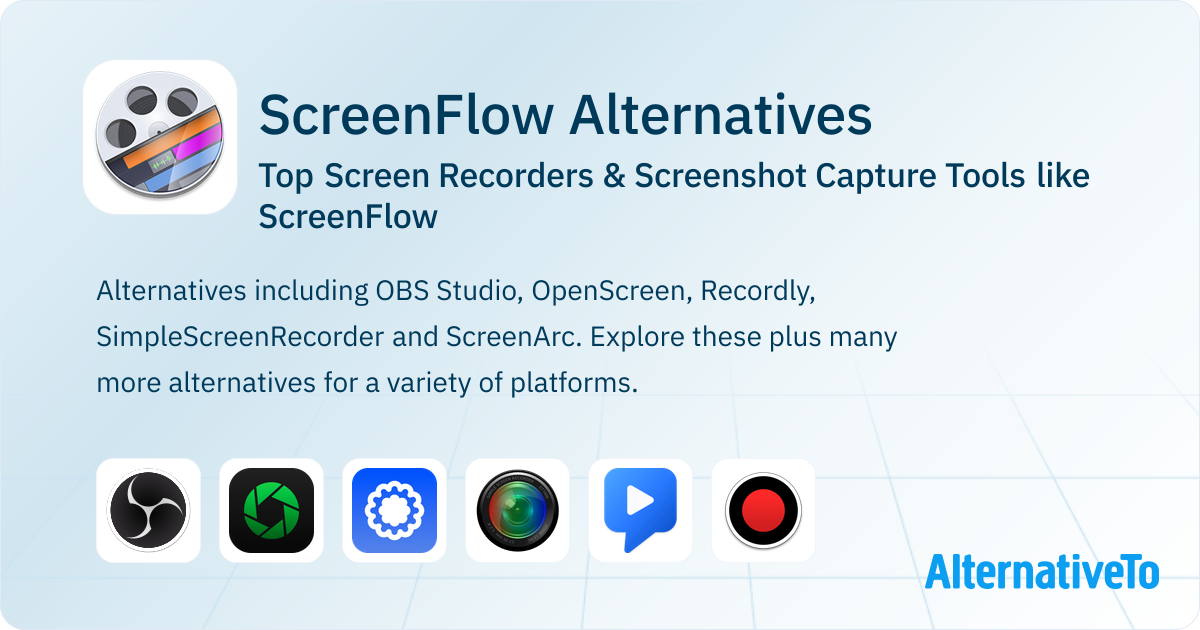 Great ScreenFlow Alternatives: Top Screen Recorders in 2026 | AlternativeTo