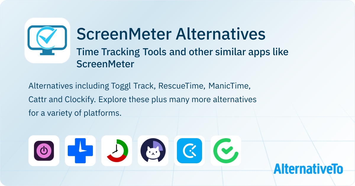 Screenmeter ScreenMeter Alternatives: Top 12 Time Tracking Tools & Similar Apps ...